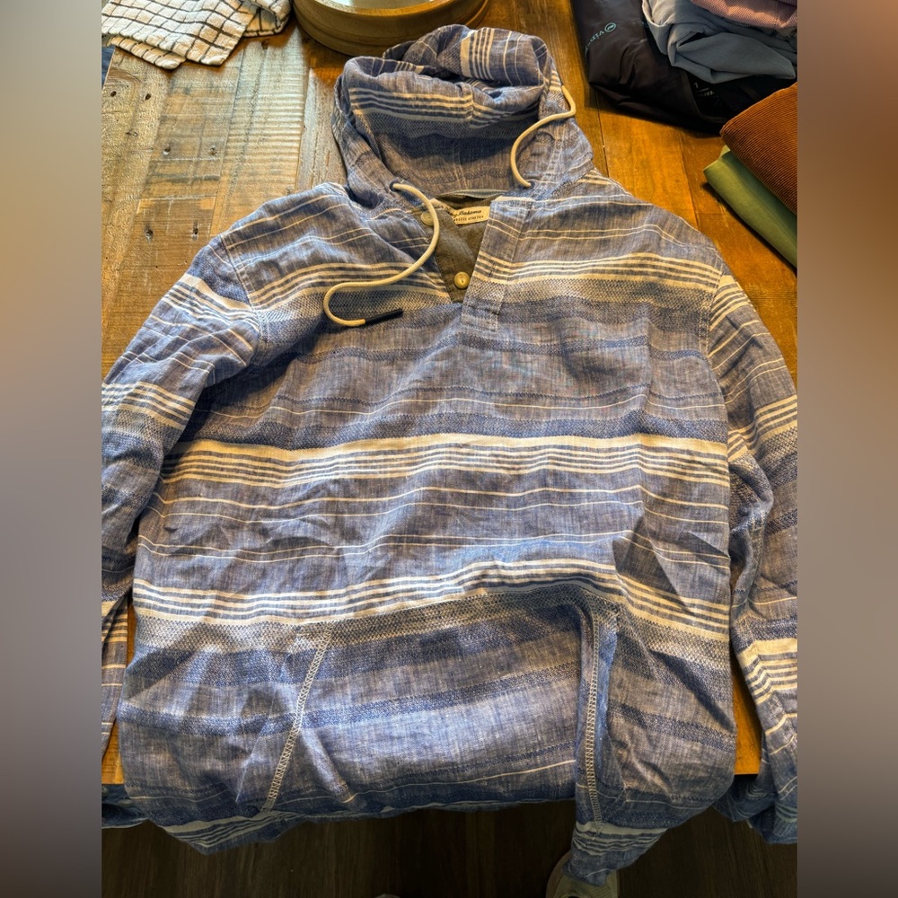 Tommy Bahama Linen Baja Hoodie M